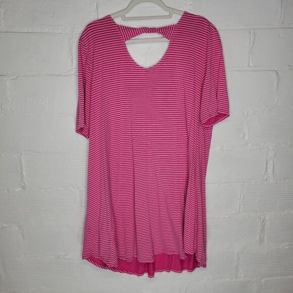 Fresh Produce Women's Size 2X Knee Length Dress Pink - Picture 2 of 4